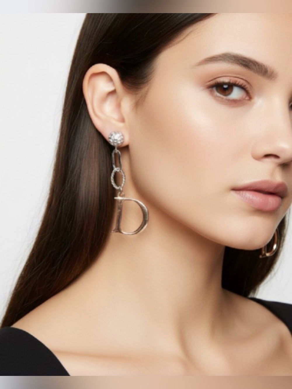 OOAK Upcycled Authentic Dior Beaute Earrings